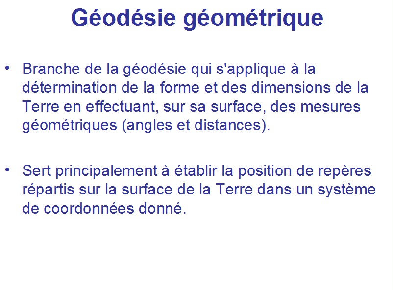 geodesie definition